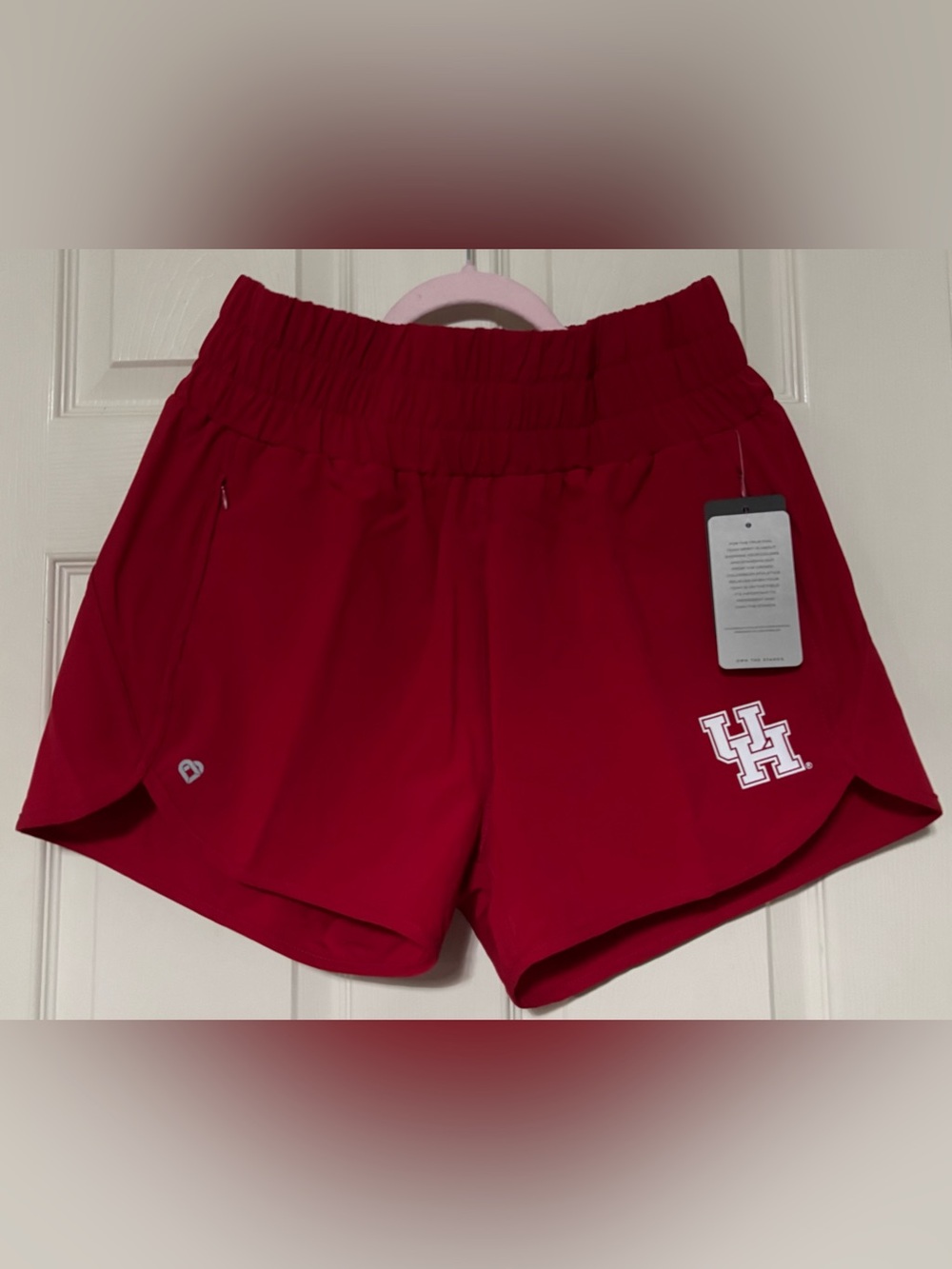 University of Houston Red Athletic Women's Shorts
